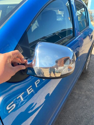 Накладки на дзеркала (2 шт., нерж.) для Renault Logan MCV 2013-2022 рр