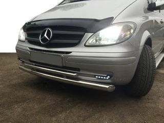 Нижня Губа подвійна ST014 (нерж) 70/48мм для Mercedes Viano 2004-2014 рр