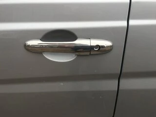 Накладки на ручки (нерж) 4 шт, Carmos - Турецька сталь для Mercedes Viano 2004-2014 рр