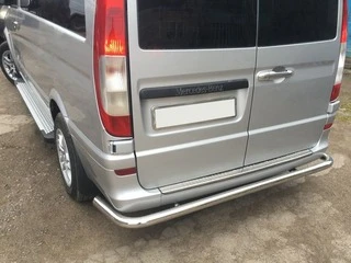 Задня дуга AK005 (нерж.) для Mercedes Viano 2004-2014 рр