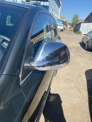 Накладки на дзеркала 2007-2010 ( 2 шт., нерж) OmsaLine - Італійська нержавійка для Volkswagen Touareg рр