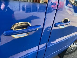 Накладки під ручки (4 шт, нерж) для Volkswagen LT 1995-2006 рр