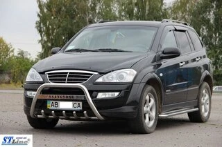Кенгурятник WT003 (нерж) для SsangYong Kyron 2005-2014 рр