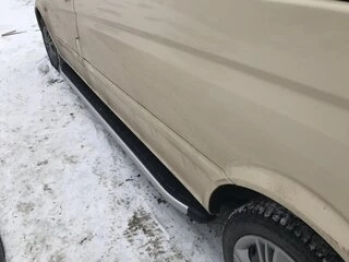 Бокові пороги Fullmond (2 шт., алюм) Коротка/Середня бази для Mercedes Vito / V-class W447 2014- рр