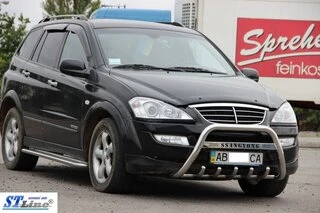 Кенгурятник WT003 (нерж) для SsangYong Kyron 2005-2014 рр