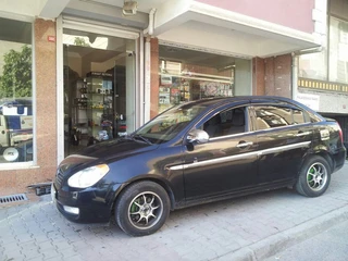 Молдинг дверний (4 шт, нерж.) для Hyundai Accent 2006-2010 рр