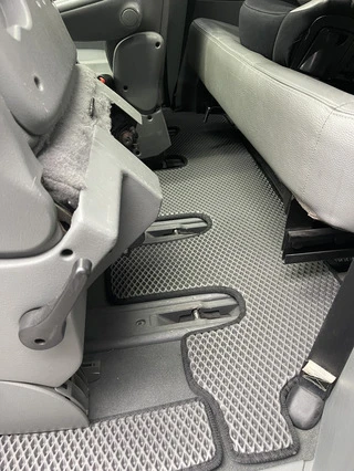 Килимки (3 ряди, EVA, чорні) для Chrysler Voyager 2001-2007 рр