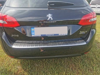 Накладка на задній бампер Carmos (SW, нерж) для Peugeot 308 2014-2021 рр