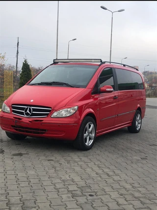 Бокові пороги Exclusive (2 шт, під фарбування) Коротка/Середня бази для Mercedes Viano 2004-2014 рр