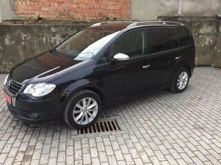 Накладки на дзеркала (2 шт, нерж) Carmos - Турецька сталь для Volkswagen Touran 2010-2015 рр