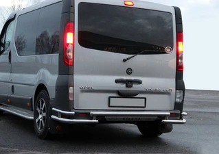 Задній захист AK-Special (нерж) для Opel Vivaro 2001-2015 рр