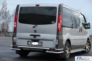 Задній захист AK-Special (нерж) для Opel Vivaro 2001-2015 рр