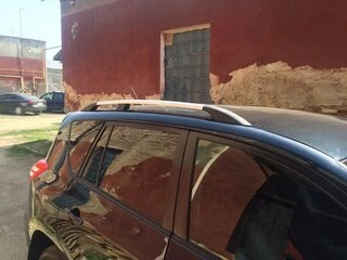 Рейлінги Хром Турецькі Коротка база, Металеві ніжки для Toyota Rav 4 2006-2013 рр