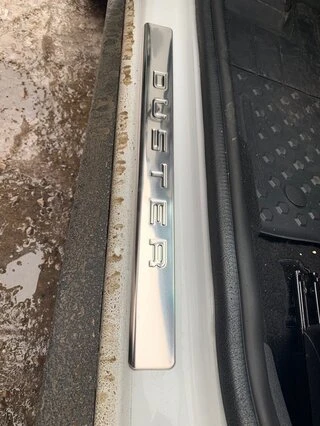 Накладки на пороги OmsaLine (4 шт, нерж.) для Dacia Duster 2008-2018 рр