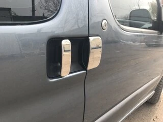 Накладки на ручки (нерж.) Дві передні, дві зсувних дверей для Citroen Berlingo 1996-2008 рр