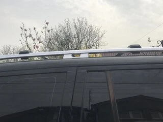 Перемички на рейлінги під ключ (2 шт) Чорний для Mercedes GL сlass X164