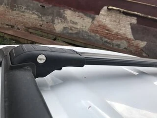 Перемички на рейлінги під ключ (2 шт) Чорний для Mercedes Citan 2013-2021 рр