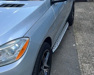 Бокові пороги Оригінальний дизайн (2 шт., Алюміній) для Mercedes GLE/ML сlass W166