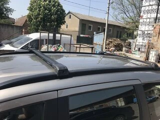 Поперечки під ключ (2 шт) Чорний для Dacia Lodgy 2012-2022 рр