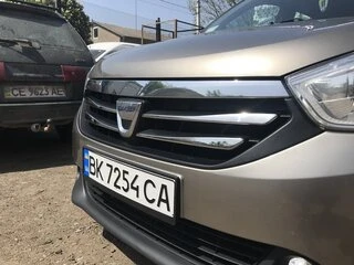 Накладки на решітку (4 шт, нерж.) для Dacia Lodgy 2012-2022 рр