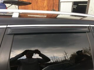 Вітровики з хромом молдингом SW (4 шт, EU, HIC) для Volkswagen Passat B7 2012-2015рр