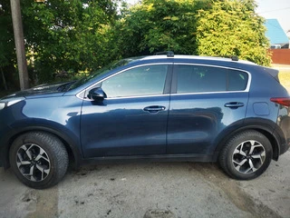 Поперечний багажник на інтегровані рейлінги під ключ (2 шт) Сірий для Kia Sportage 2015-2021 рр