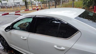 Вітровики з хромом LiftBack (4 шт, Niken) для Skoda Octavia III A7 2013-2019рр