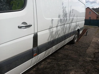 Накладки на ручки (4 шт, нерж) OmsaLine - Італійська нержавійка для Mercedes Sprinter W906 2006-2018 рр