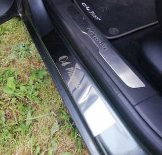 Накладки на пороги Carmos (4 шт., нерж.) для Citroen C-4 Picasso 2013-2022 рр