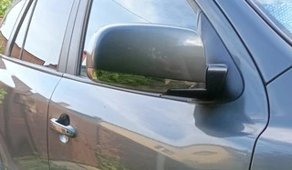 Накладки на дзеркала (2 шт, нерж) для Hyundai Santa Fe 2 2006-2012 рр