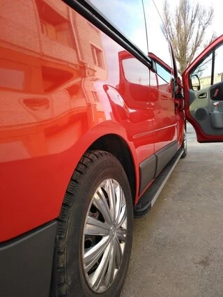 Бокові пороги Maya (2 шт., алюміній) Коротка база для Nissan Primastar 2002-2014 рр