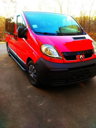 Бокові пороги Maya (2 шт., алюміній) Коротка база для Nissan Primastar 2002-2014 рр