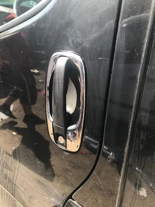 Обведення ручок (4 шт, нерж) для Opel Vivaro 2001-2015 рр