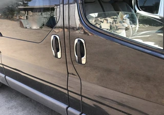 Обведення ручок (4 шт, нерж.) для Nissan Primastar 2002-2014 рр