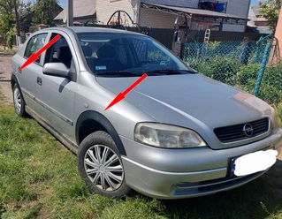 Накладки на арки (SD/HB) (4 шт, чорні) для Opel Astra G classic 1998-2012 рр