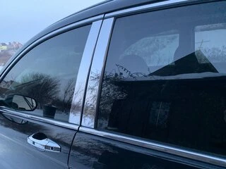 Молдинг дверних стійок (8 шт, нерж.) для Honda CRV 2007-2011 рр