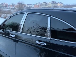 Молдинг дверних стійок (8 шт, нерж.) для Honda CRV 2007-2011 рр