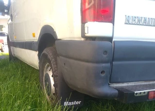 Бризковики Premium з поглибленням (2 шт, гума) для Renault Master 1998-2010 рр