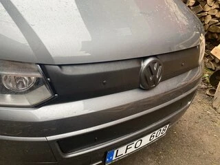 Зимова накладка на верхню решітку Матова для Volkswagen T5 2010-2015 рр