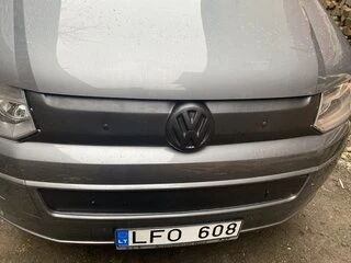 Зимова накладка на верхню решітку Матова для Volkswagen T5 2010-2015 рр