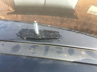 Рейлінги Хром Пластикові ніжки для Nissan Qashqai 2010-2014рр