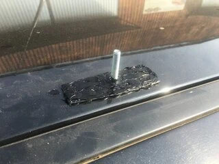 Рейлінги Хром Пластикові ніжки для Nissan Qashqai 2010-2014рр