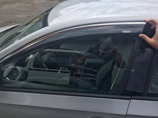 Вітровики з хромом SD (4 шт, Niken) для Skoda Rapid 2012-2019 рр