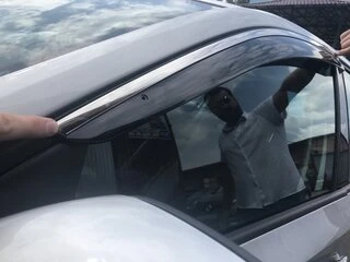 Вітровики з хромом SD (4 шт, Niken) для Skoda Rapid 2012-2019 рр