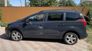 Рейлінги OmsaLine Solid (2 шт, чорні) для Peugeot 5008 2009-2016рр