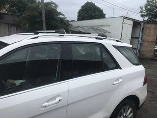 Перемички на рейлінги без ключа (2 шт) Чорний для Mercedes GLE/ML сlass W166