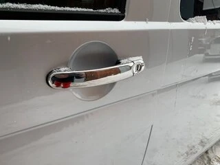 Накладки на ручки (нержавійка) 4 штуки. Carmos - турецька сталь для Volkswagen Caddy 2015-2020 рр