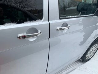 Накладки на ручки (нержавійка) 4 штуки. Carmos - турецька сталь для Volkswagen Caddy 2015-2020 рр