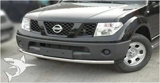 Передній захист ST008 (нерж) для Nissan Navara 2006-2015 рр