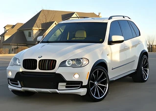 Накладка на передній бампер (2007-2010, під фарбування) для BMW X5 E-70 рр
